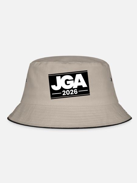 Jga 2026 Bachelor Party - Bucket Hat - khaki/black - Front