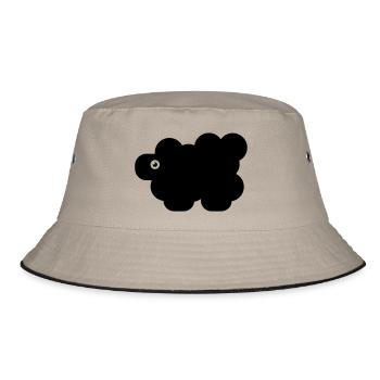 A Black Sheep - Bucket Hat - khaki/black - Front