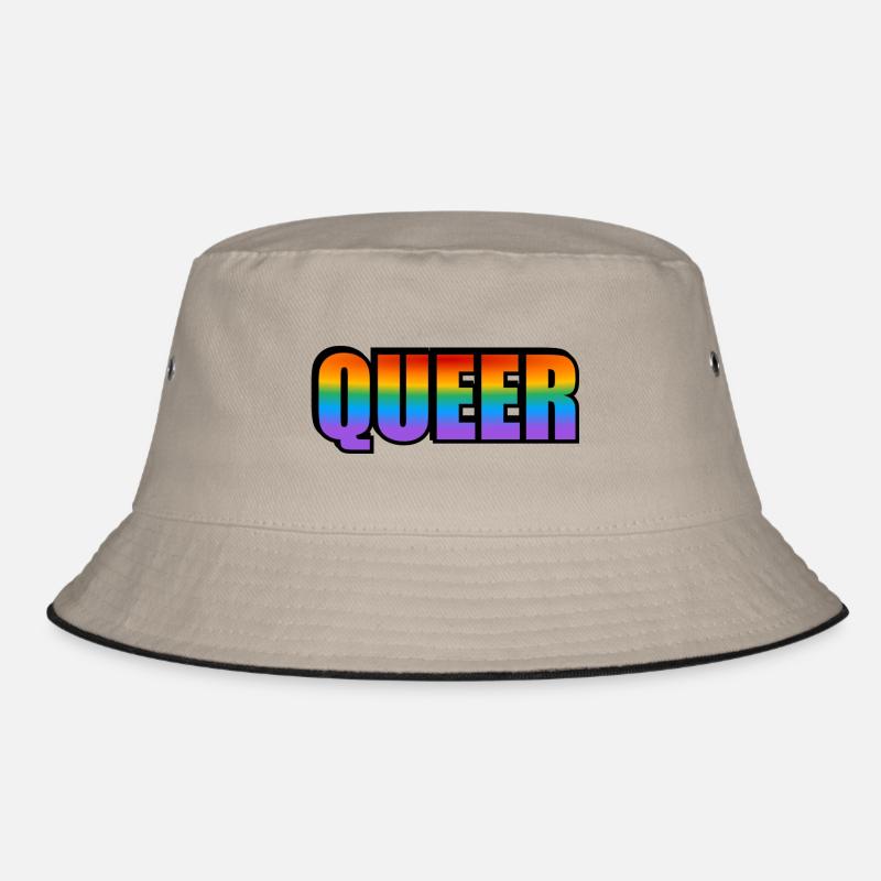Queer LGBTQ Pride Regenbogen Bucket Hat