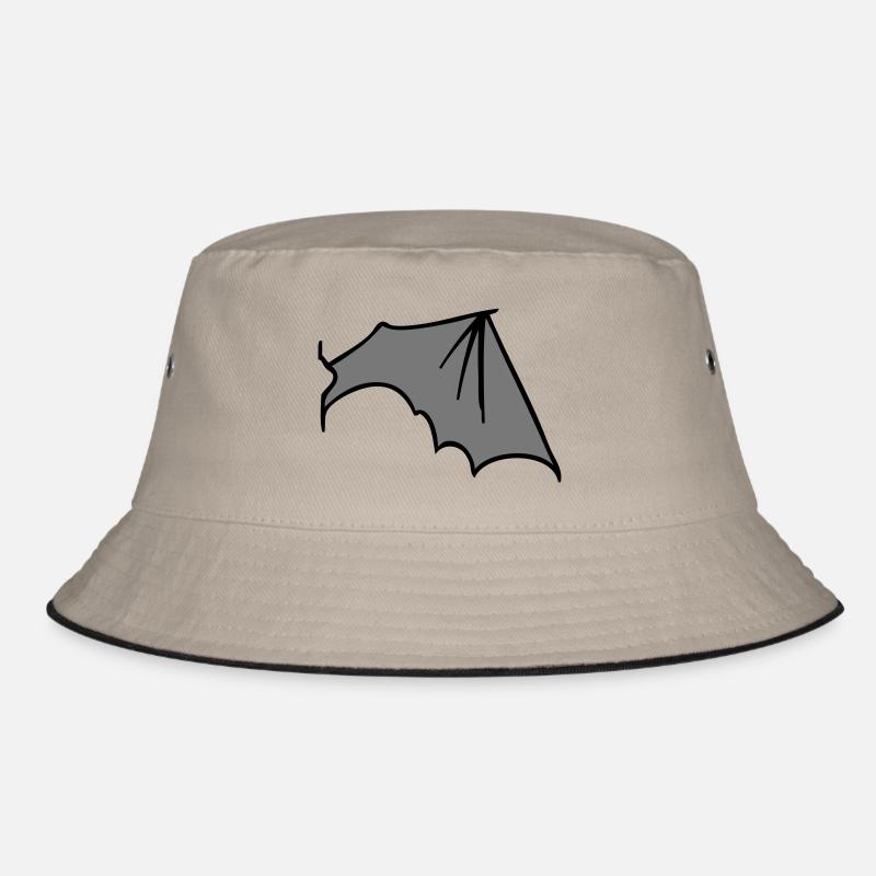 batwing_right_grey - Bob - kaki/noir