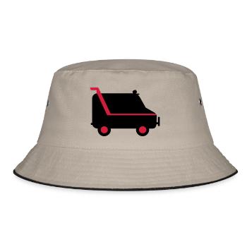 Transporter / van (2c) - Bucket Hat - khaki/black - Front