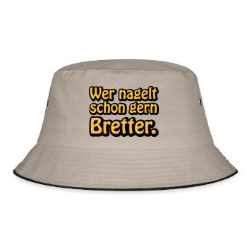 Wer nagelt schon gern Bretter | ficken | poppen - Bob - kaki/noir - Devant