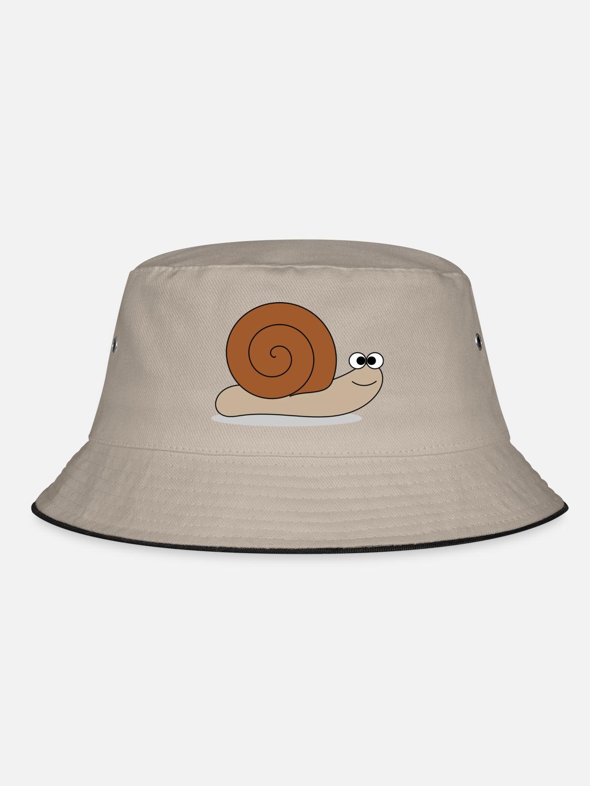 Brown escargot - Bob - kaki/noir - Devant