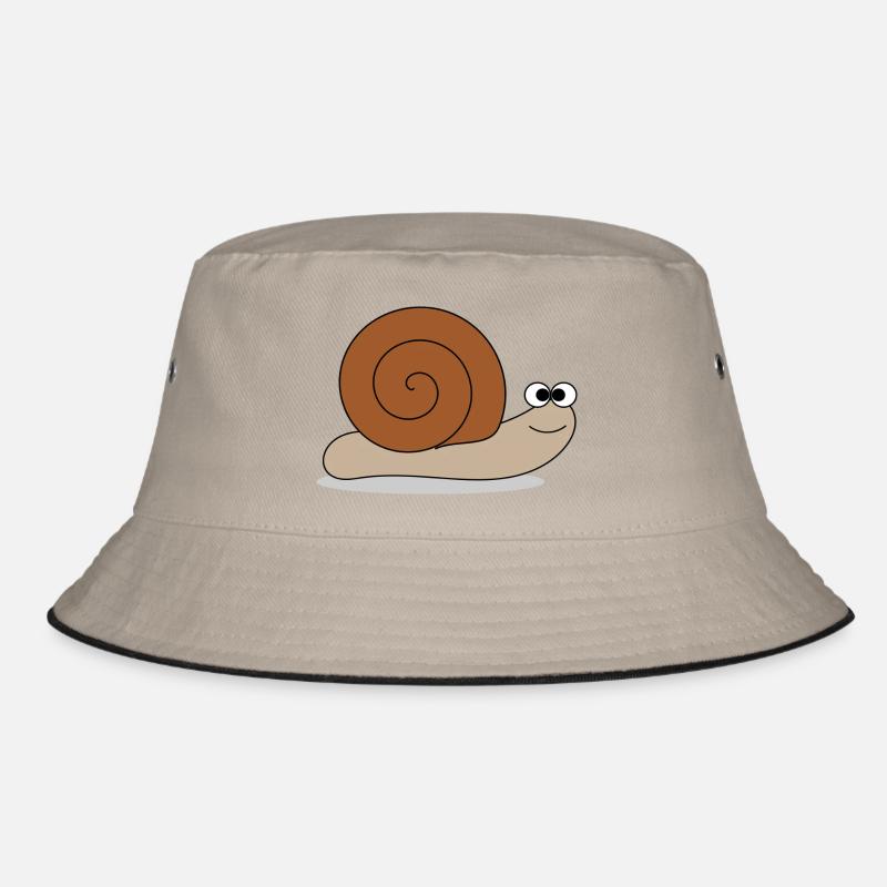 Brown snail Bucket Hat