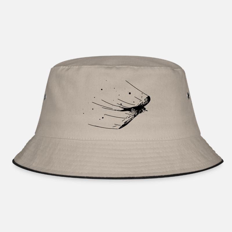 Mauersegler - Bucket Hat - Khaki/Schwarz