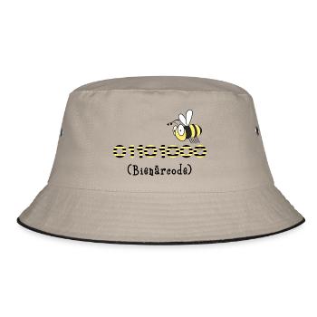 code binaire informatique cadeau de miel d'abeille - Bob - kaki/noir - Devant