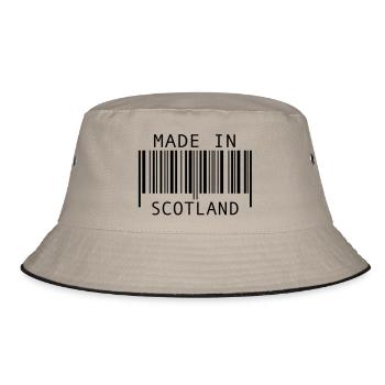 Made in Scotland - Bucket Hat - khaki/black - Front