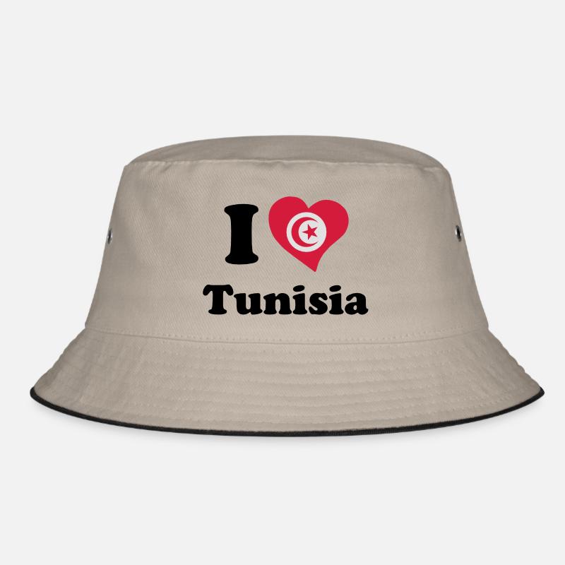 I love Tunisia Bucket Hat