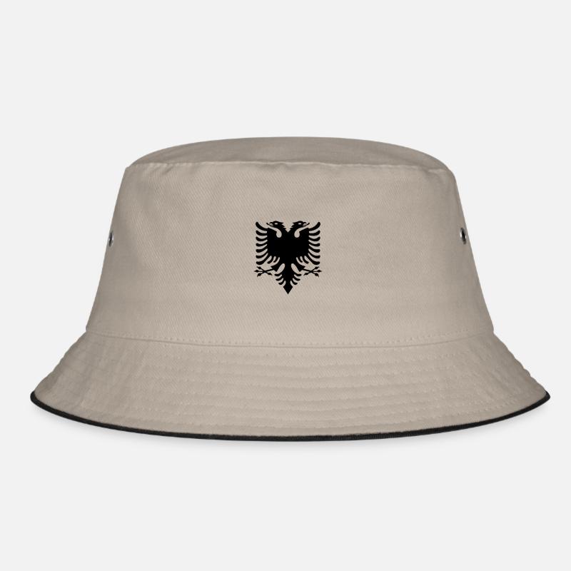Albanian eagle Bucket Hat