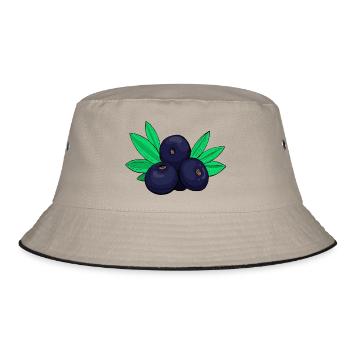 Acai berries Cabbage berry - Bucket Hat - khaki/black - Front