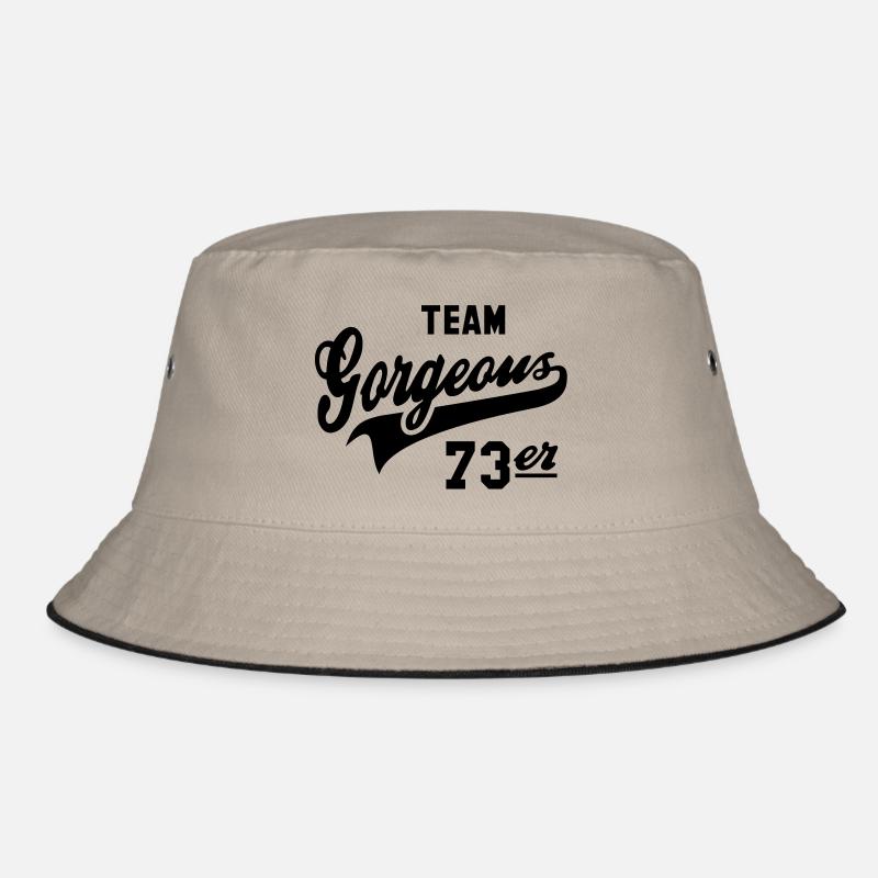 TEAM Gorgeous 73er - 1973 Birthday Anniversaire Bucket Hat