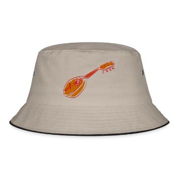 mandolin music - Bucket Hat - khaki/black - Front
