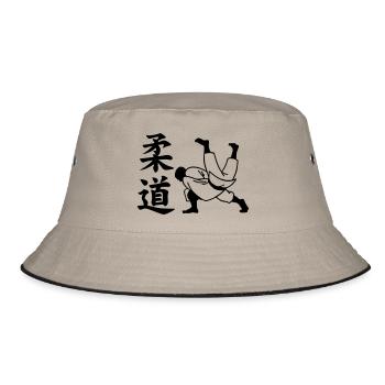 judo - Bucket Hat - khaki/black - Front