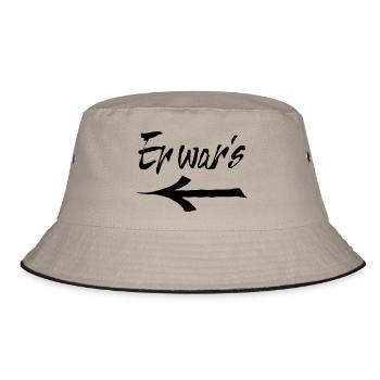 er wars - Bucket Hat - Khaki/Schwarz - Vorne