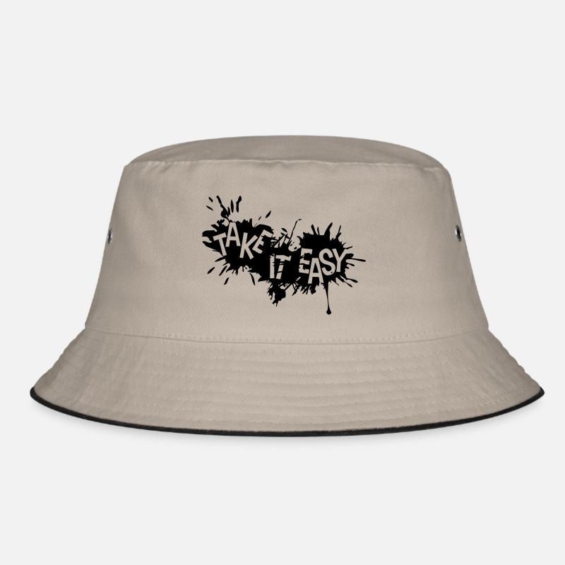 paint drops graffiti blob splash take it log Bucket Hat