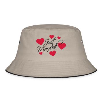 Just Married Logo - Bob - kaki/noir - Devant
