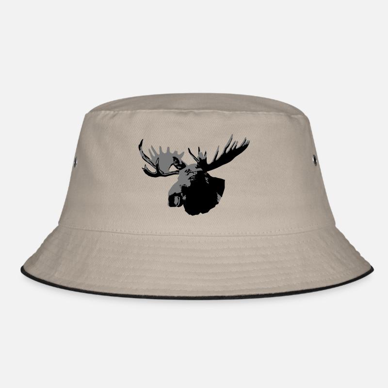 elch - elk - moose - jagd - jäger Bucket Hat