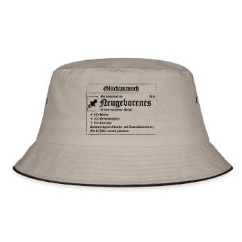 RPG Baby - Bucket Hat - Khaki/Schwarz - Vorne