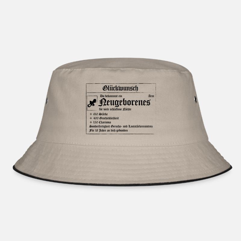 RPG Baby - Bucket Hat - Khaki/Schwarz