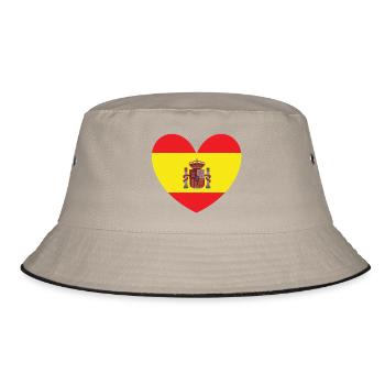 Drapeau du cœur de l’Espagne - Bob - kaki/noir - Devant