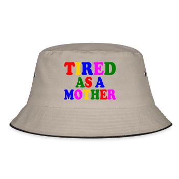 Tired as a mother - Bob - kaki/noir - Devant