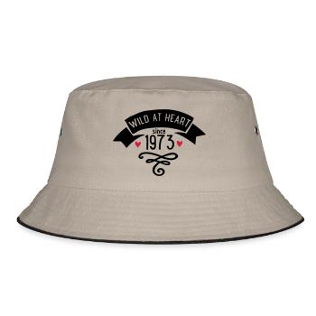 1973 - Bucket Hat - Khaki/Schwarz - Vorne