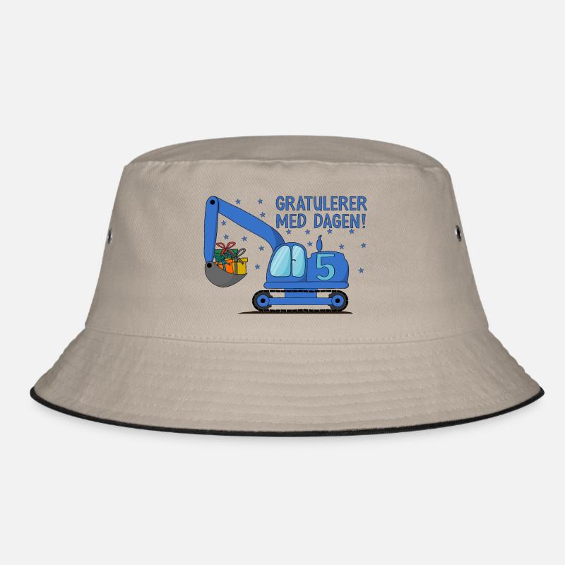 Gravemaskin Gratulerer med dagen 5 Bucket Hat