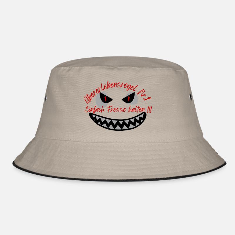 "Survival Rule No. 1" Design Subtle Bucket Hat