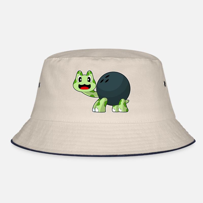 Schildkröte Bowling Bowlingkugel Bucket Hat