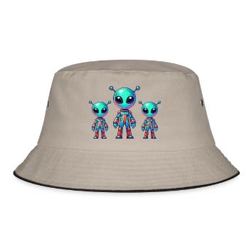 Bande dessinée extraterrestre - Bob - kaki/noir - Devant