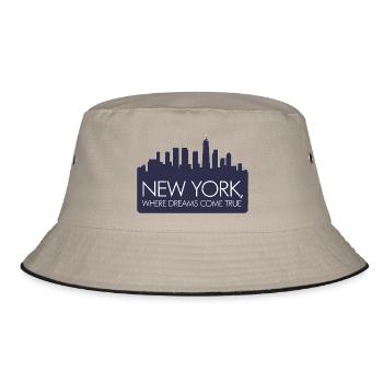 STADT, IN DER TRÄUME WAHR WERDEN - Bucket Hat - Khaki/Schwarz - Vorne