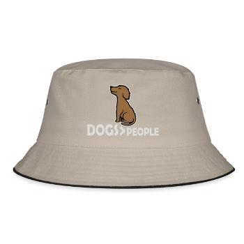 Chiens sur les gens, chien Drôle de proverbe antisocial - Bob - kaki/noir - Devant