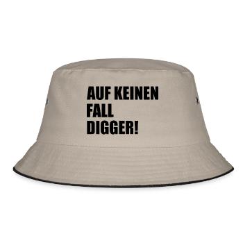 Certainement pas digga - Bob - kaki/noir - Devant