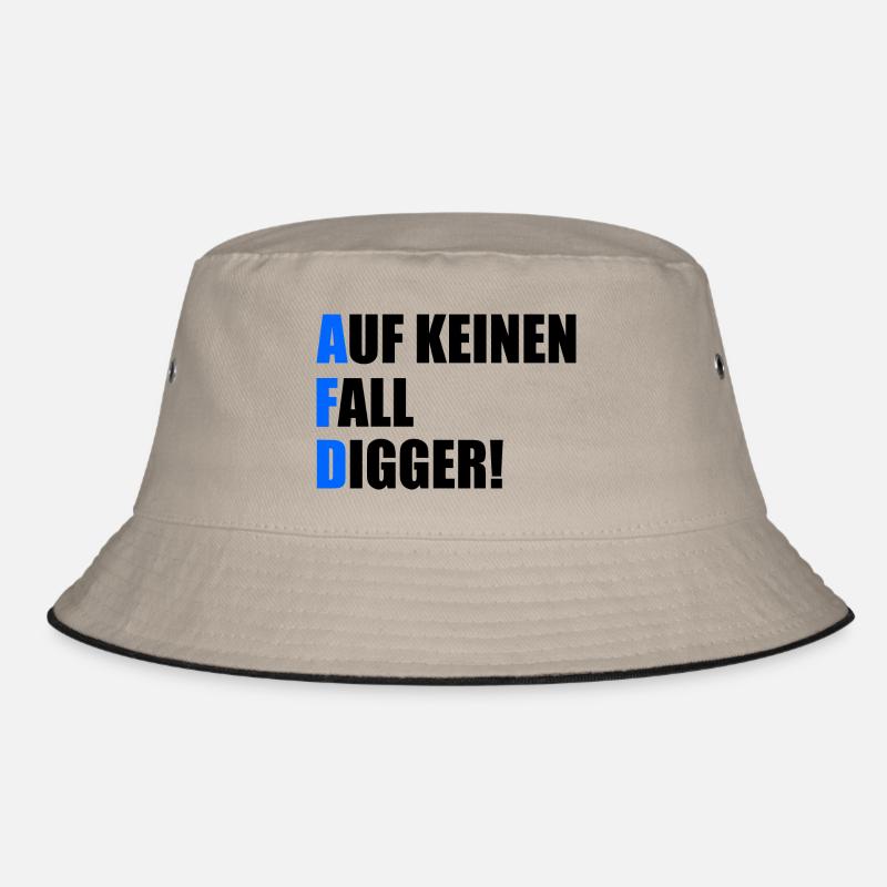 auf keinen fall digga Bucket Hat