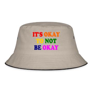 it's okay to not be okay - Bob - kaki/noir - Devant