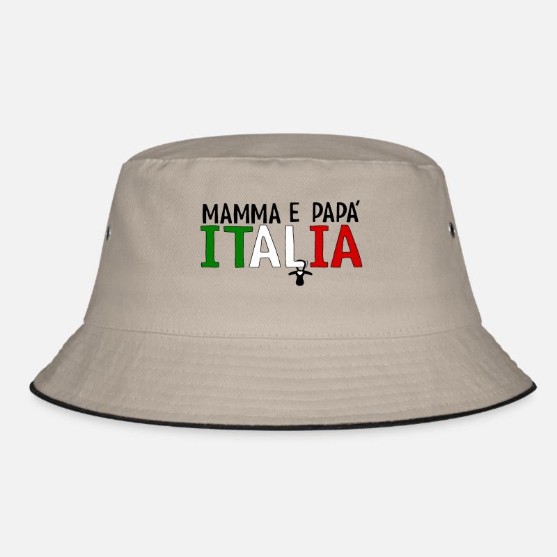 Mamma e papa Italia Bucket Hat