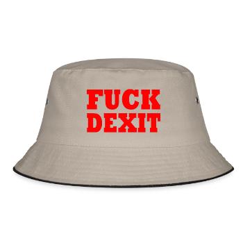 Fuck dexit - Bob - kaki/noir - Devant