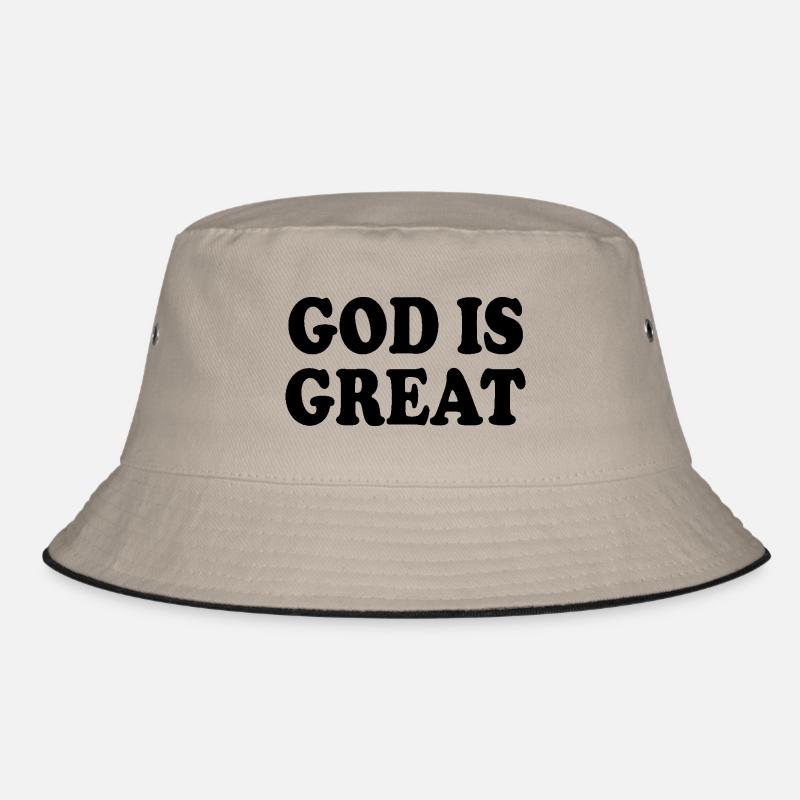 god is great Bucket Hat