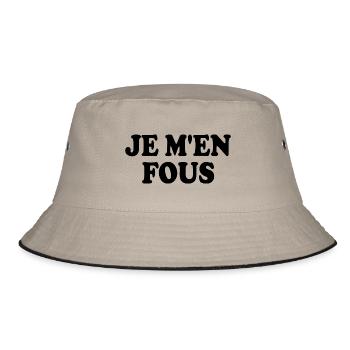 je m'en fous - Bob - kaki/noir - Devant