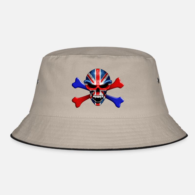 Union Jack Skull Bob