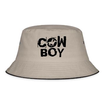 cowboy_c_1c - Bucket Hat - khaki/black - Front