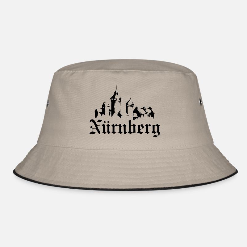 Nürnberg - Bucket Hat - Khaki/Schwarz