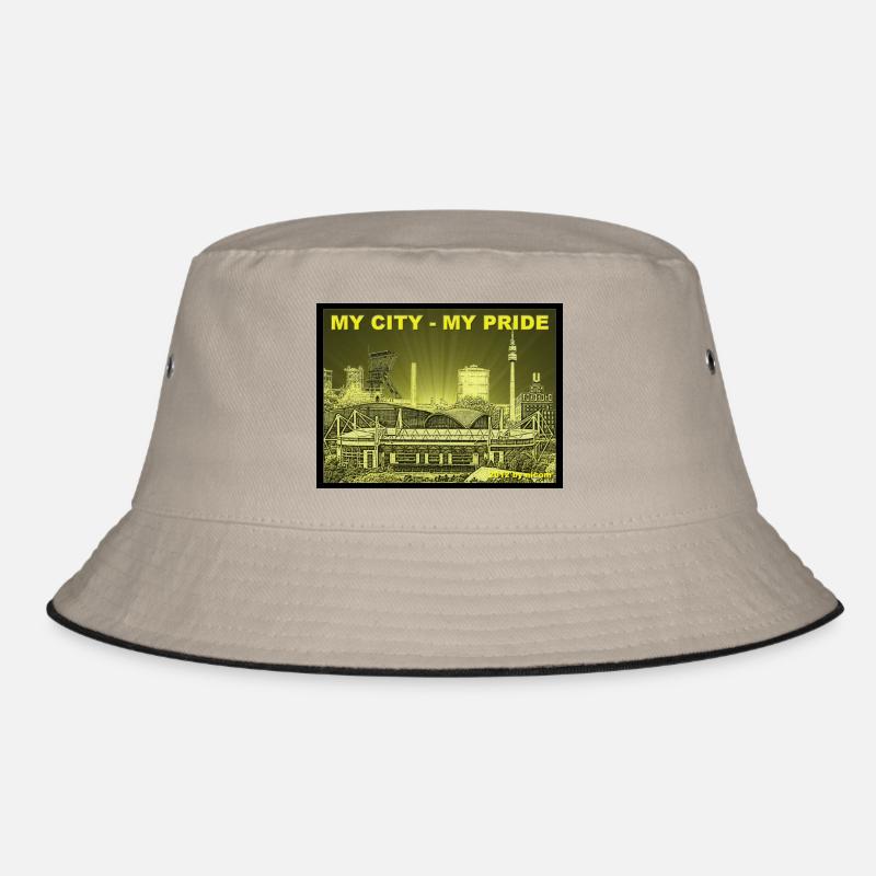 Dortmund-Pride - Bucket Hat - Khaki/Schwarz