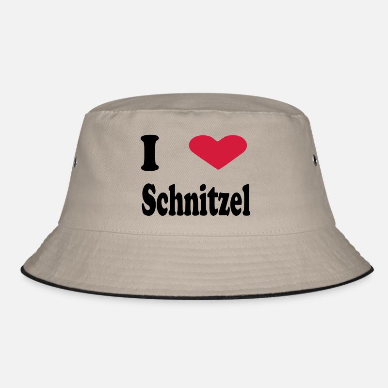 i heart schnitzel Bucket Hat