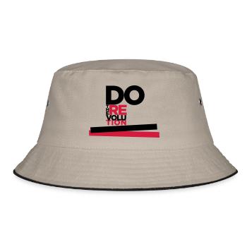 revolution - Bucket Hat - khaki/black - Front