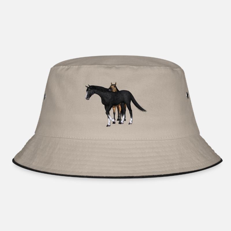 Cheval - Bob - kaki/noir