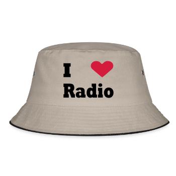 Radio - Bucket Hat - khaki/black - Front