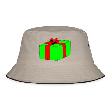 christma s671 - Bucket Hat - khaki/black - Front