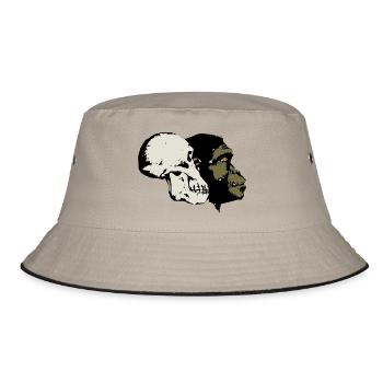 Evolution - Bucket Hat - Khaki/Schwarz - Vorne