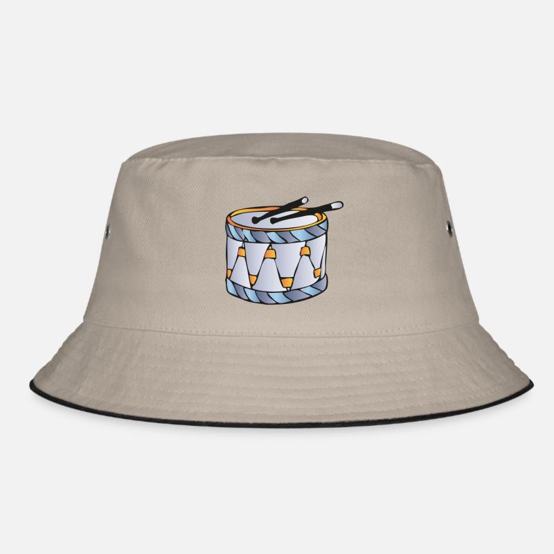 drums drawing Bucket Hat